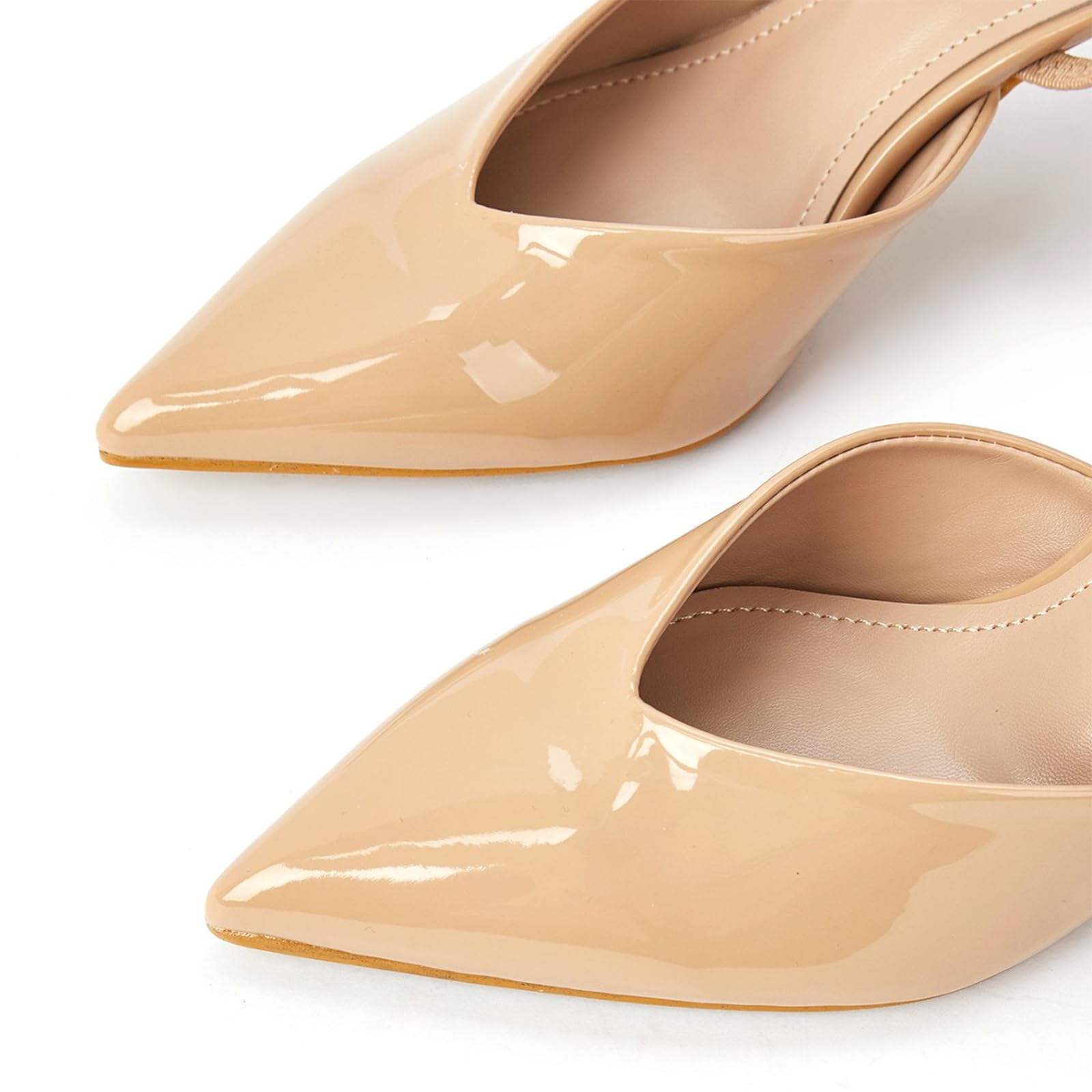 Elvira V-Cut Kitten Heels