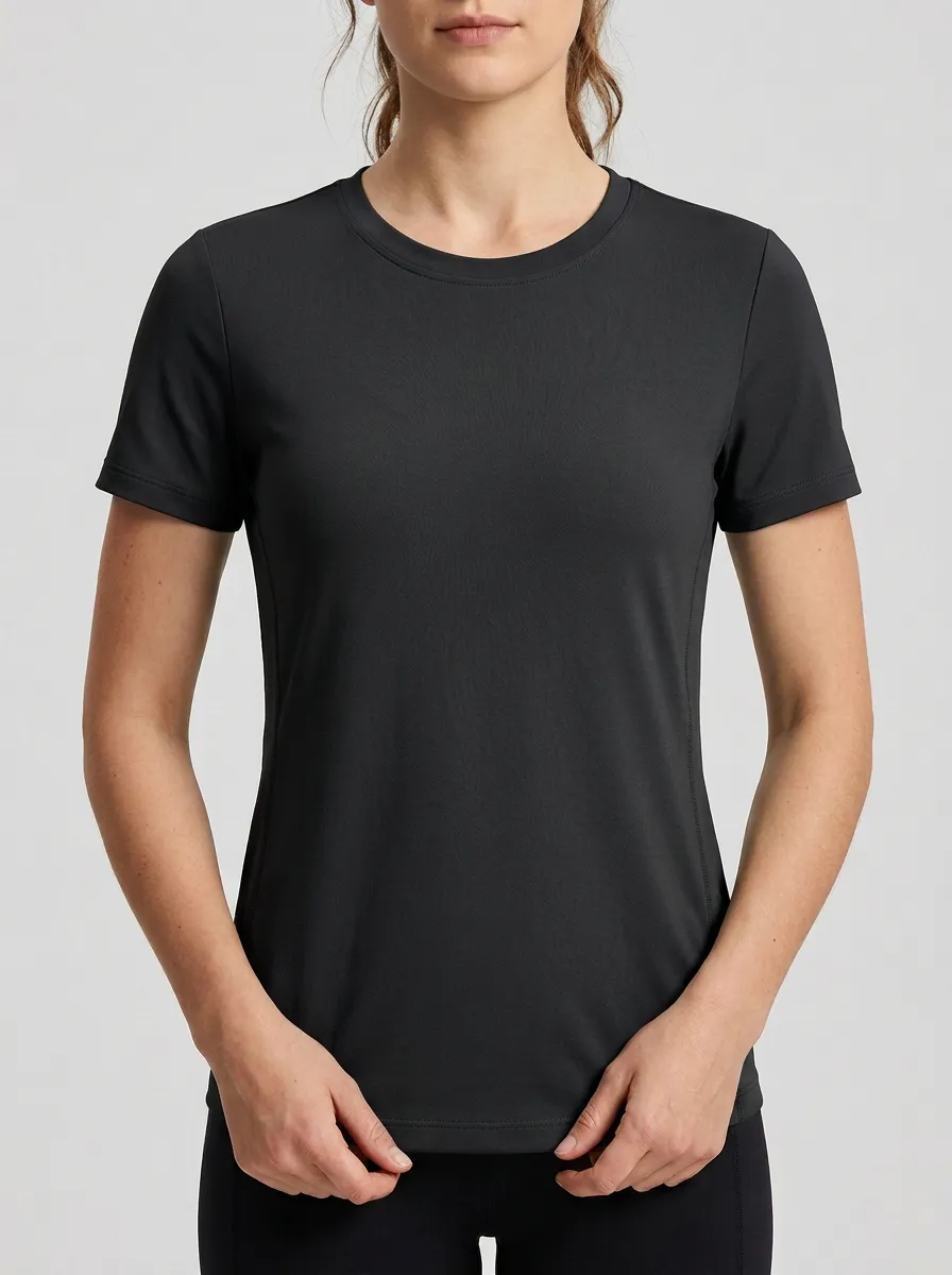 Women's Tailored Side-Panel Crewneck T-Shirt