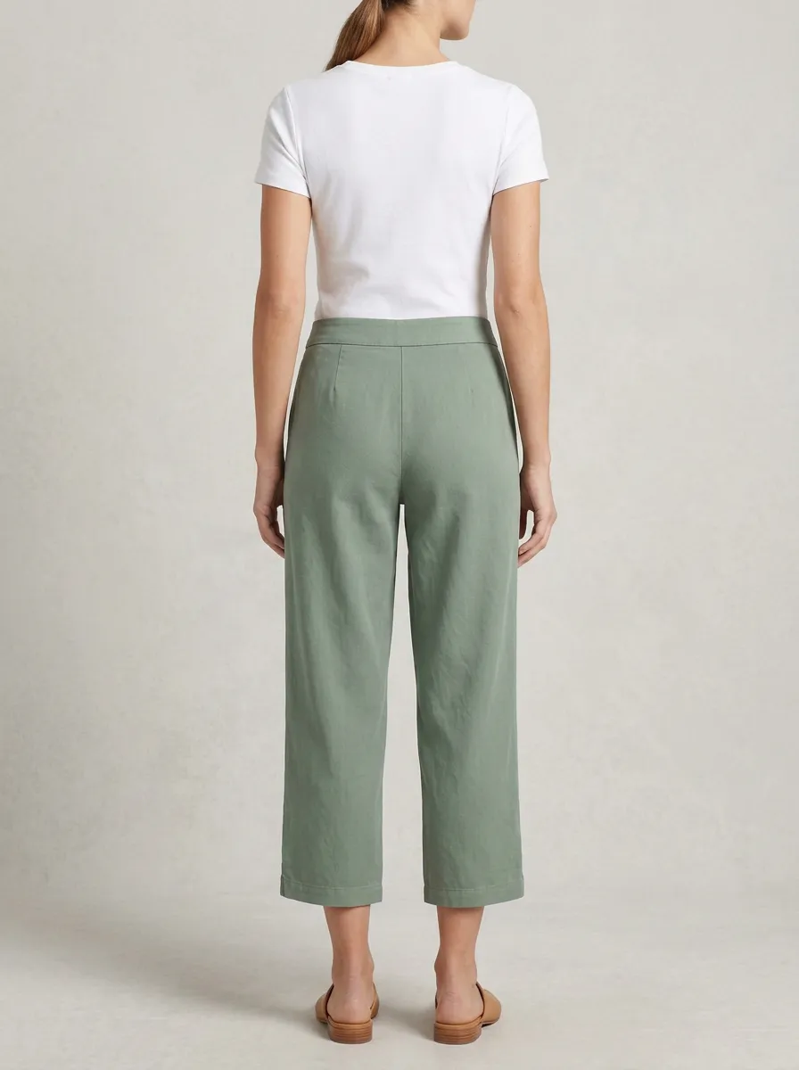 Relaxed Look Women's Cropped Pants