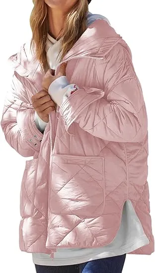 🧥 Womens Quilted Puffer Jacket – Lightweight Warmth. Timeless Comfort. Everyday Style.