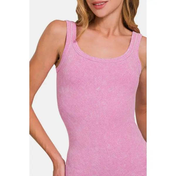 Ari Ribbed Scoop Neck Tank
