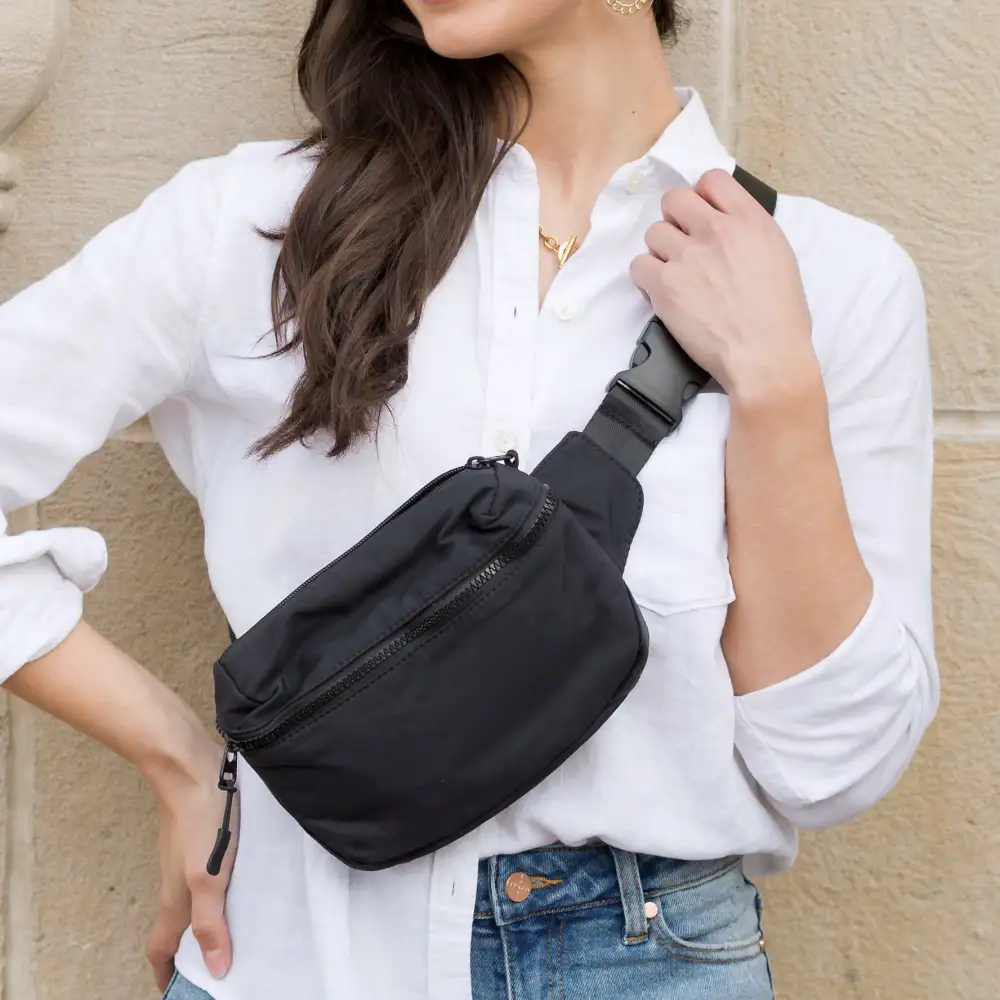 Adventurer Nylon Sling Crossbody Belt Bag