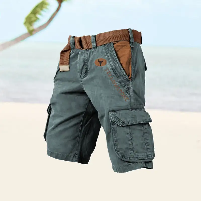 Men's Cotton Patch Pocket Cargo Shorts
