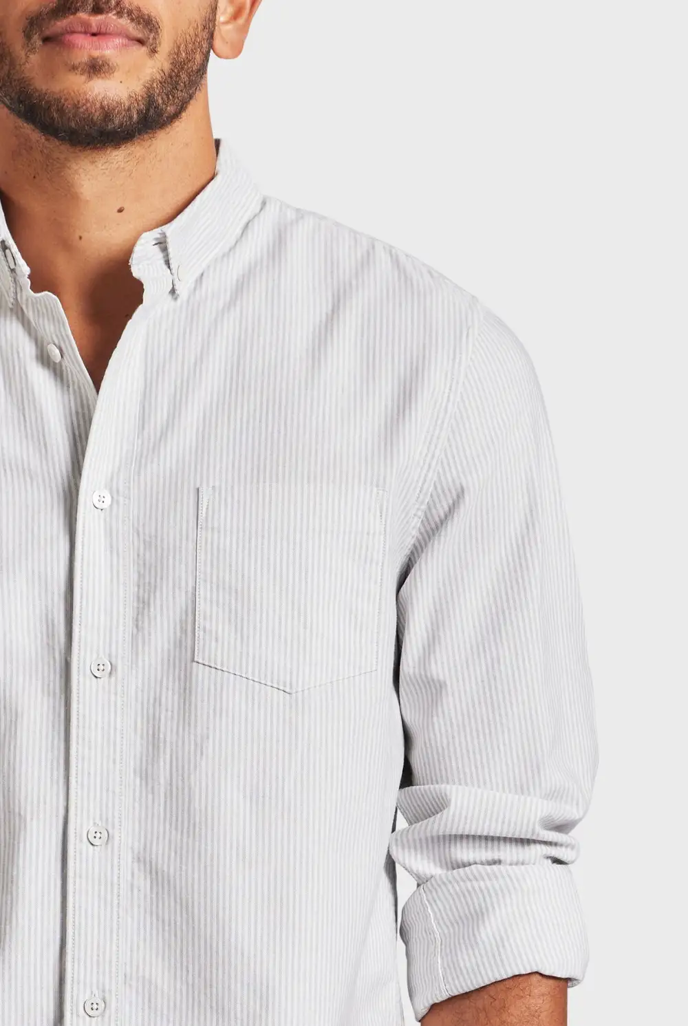 Vintage Oxford Button Down Long Sleeve Shirt