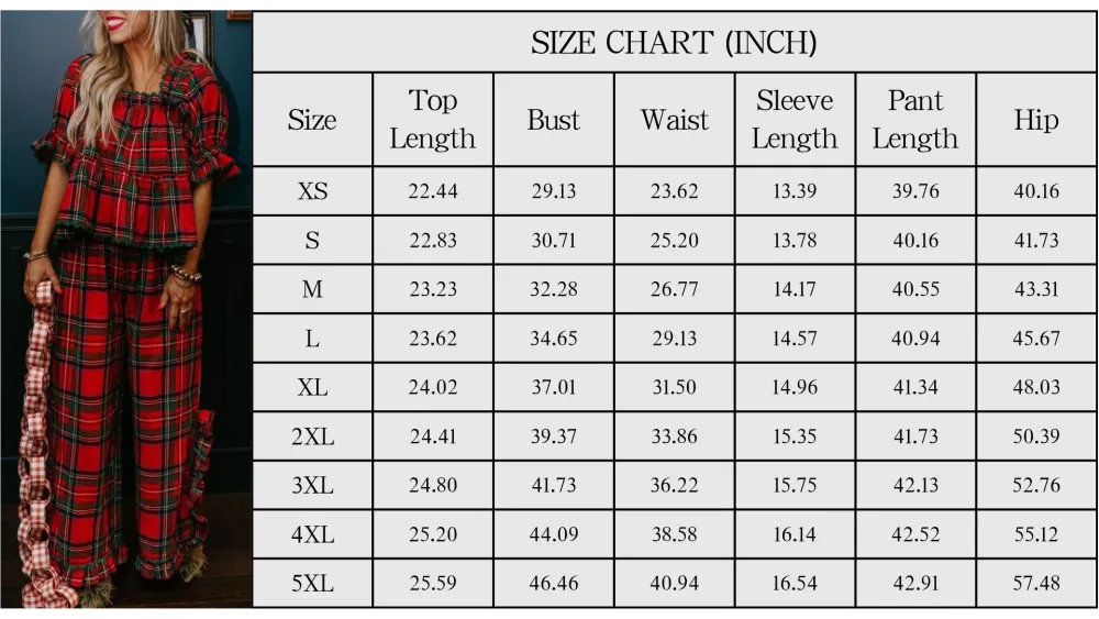 Women Pajama Set,Short Sleeve Square Neck T-shirt with Pants Sleepwear Loungewear