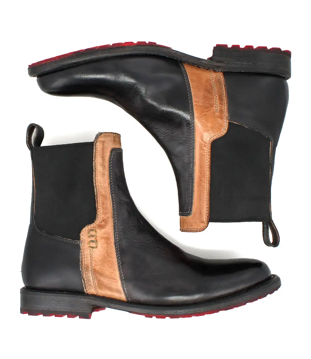 Slip-On Rubber-Sole Chelsea Boots
