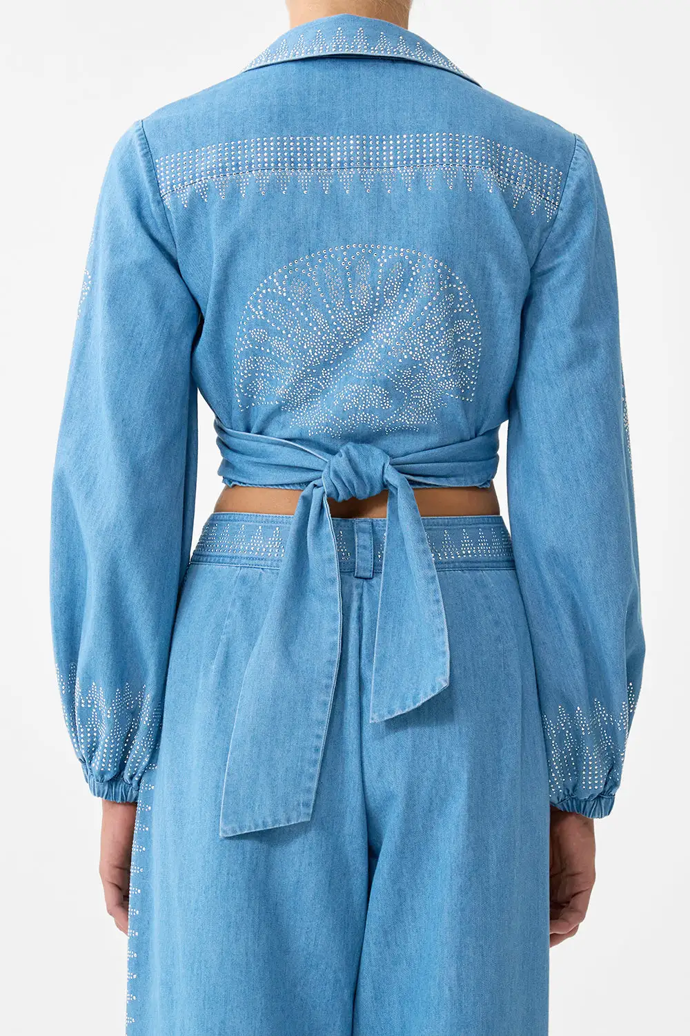 Cropped Wrap Shirt