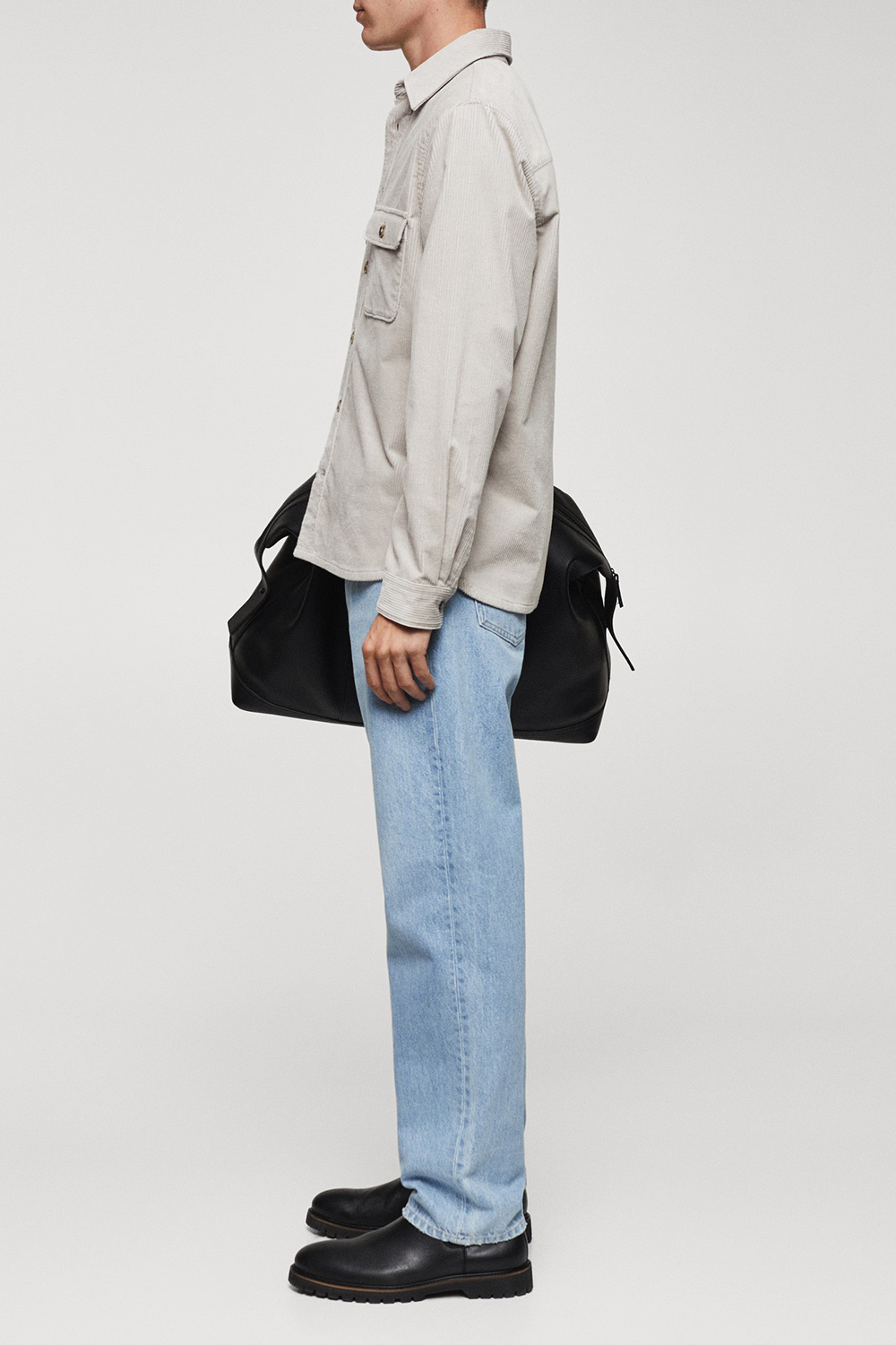 Corduroy Pockets Overshirt