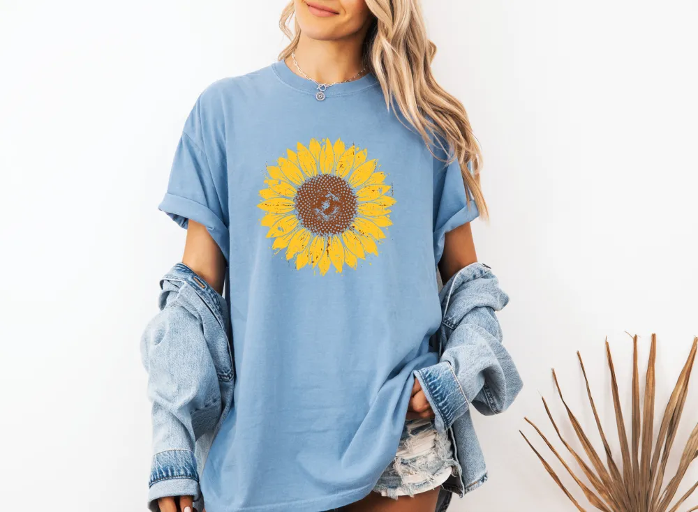 Sunflower Graphic Garment Dyed Tee