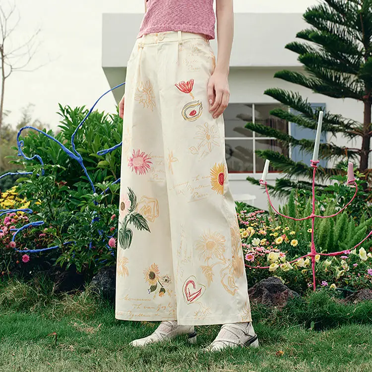 Everyday Casual Floral Pants