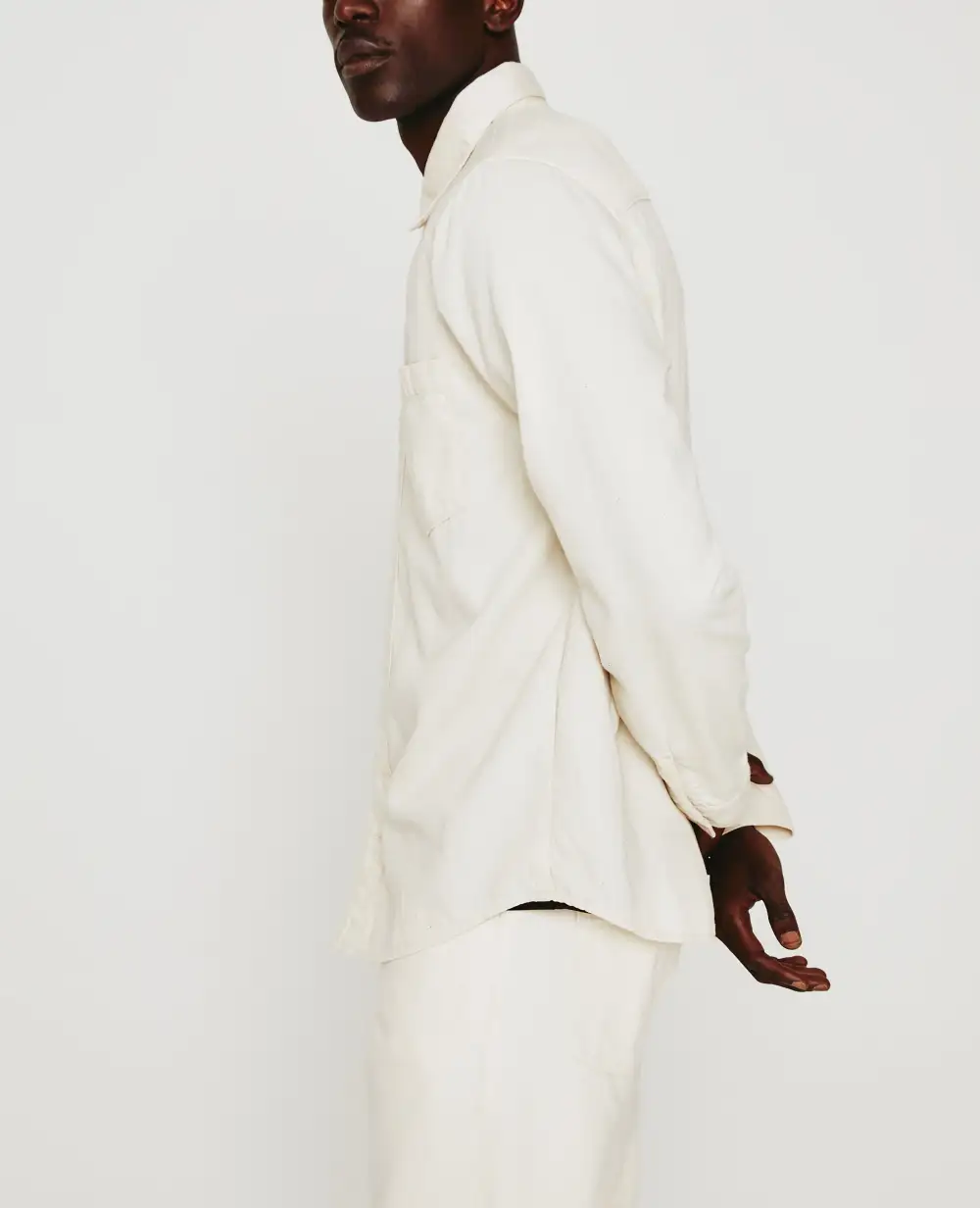 Men's Refined Tapered Denim Shirt