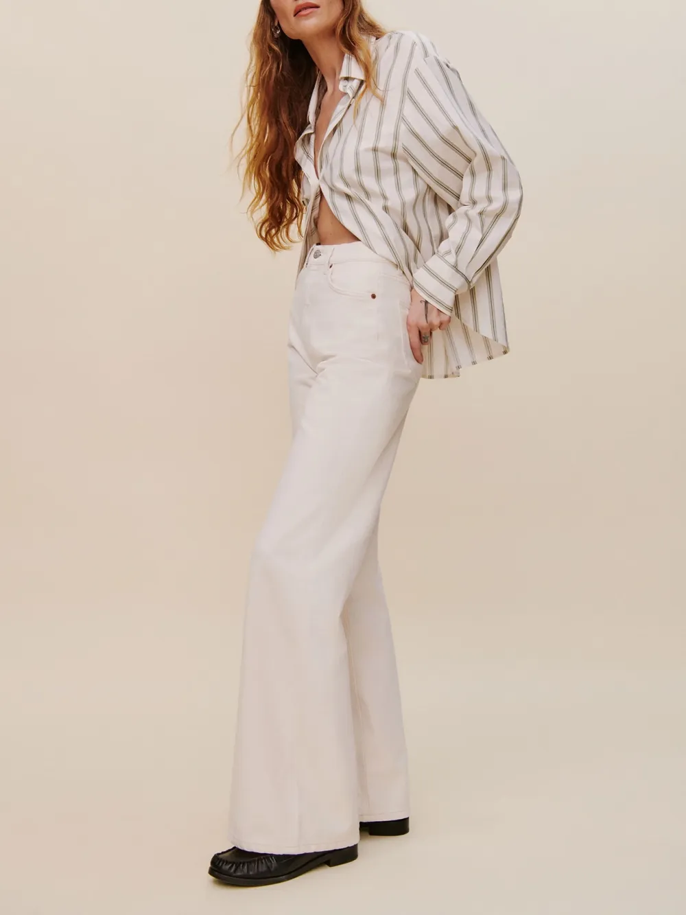 High Rise Slouchy Wide Leg Jeans