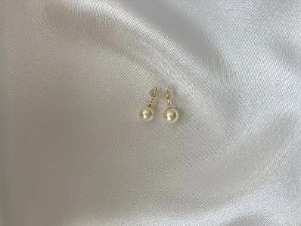 Classic Pierced Or Clip-On Pearl Stud Earrings