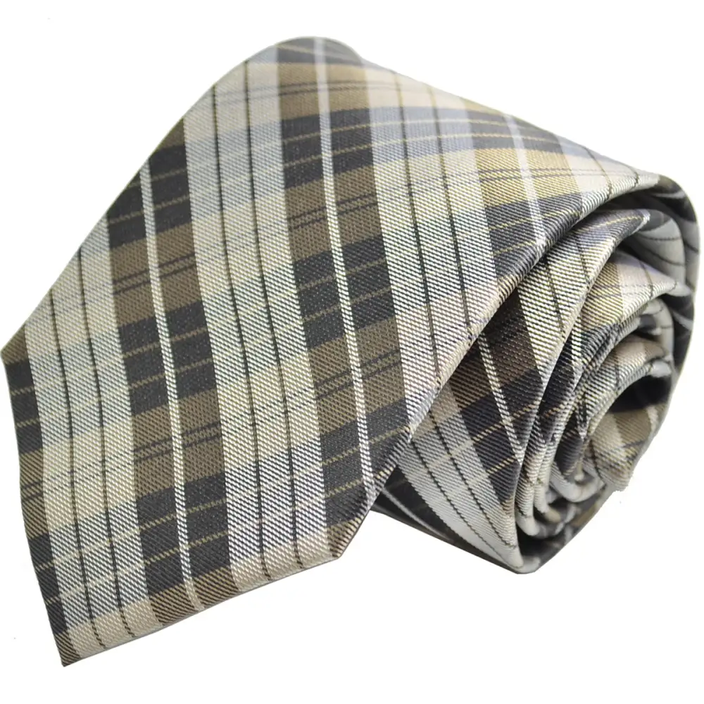 Modern Silk Plaid Men's Necktie