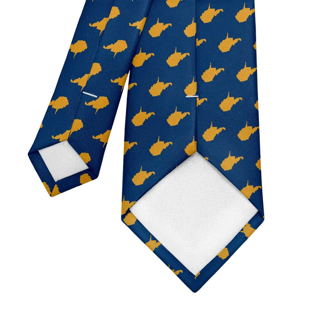 Timeless Outline Emblem Statement Necktie
