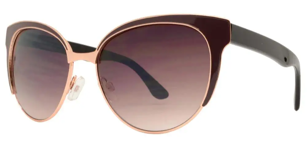 Classic Cat Eye Women Metal Sunglasses