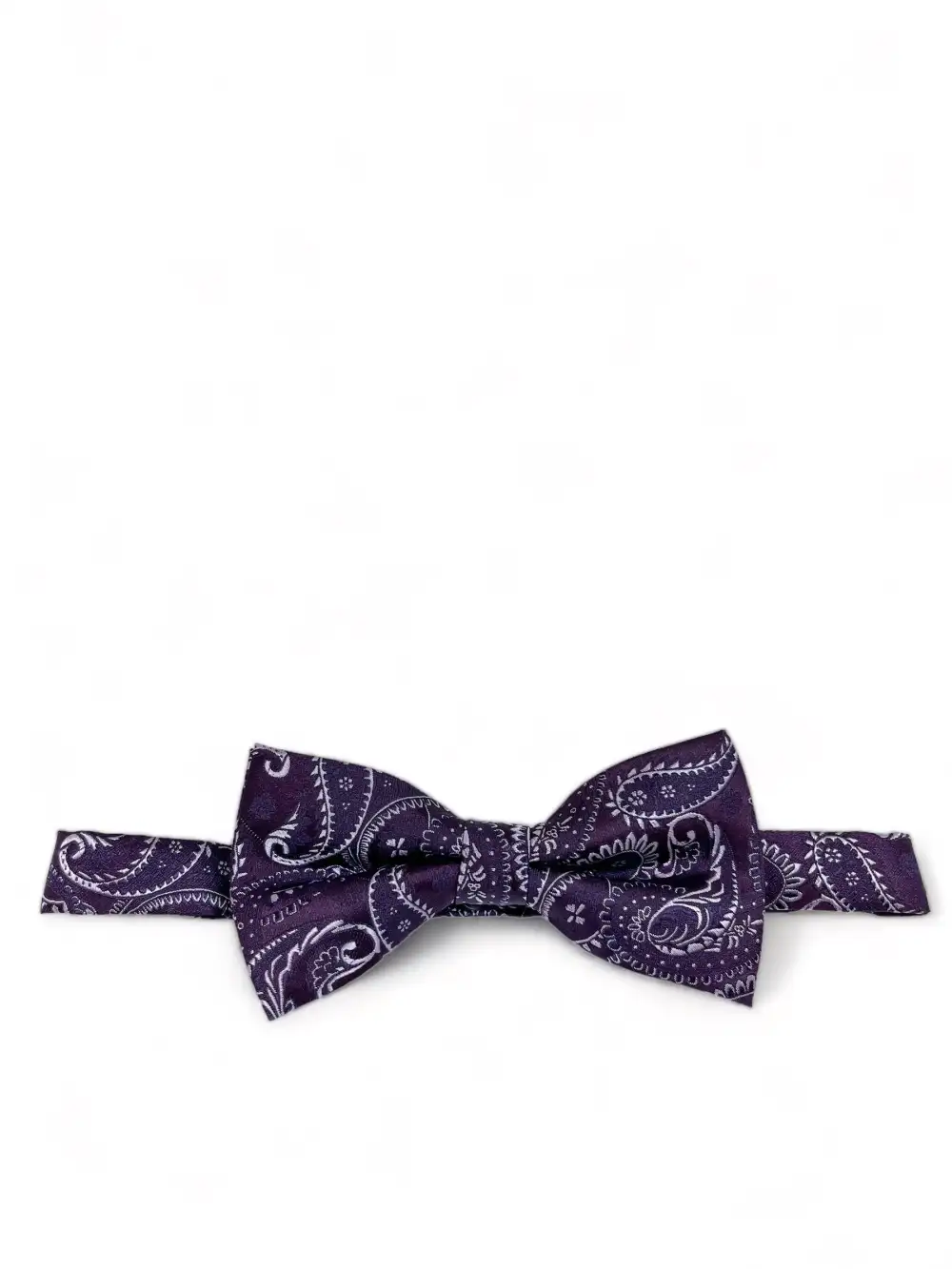 Dapper Sharp Paisley Polyester Bow Tie
