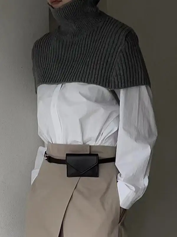 Structured Geometric Shoulder Bag