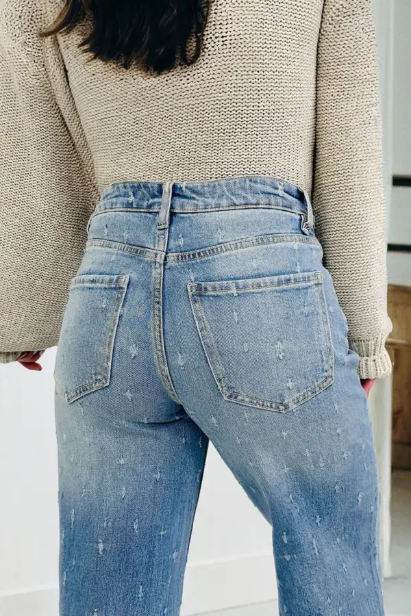Raw Hem Jeans