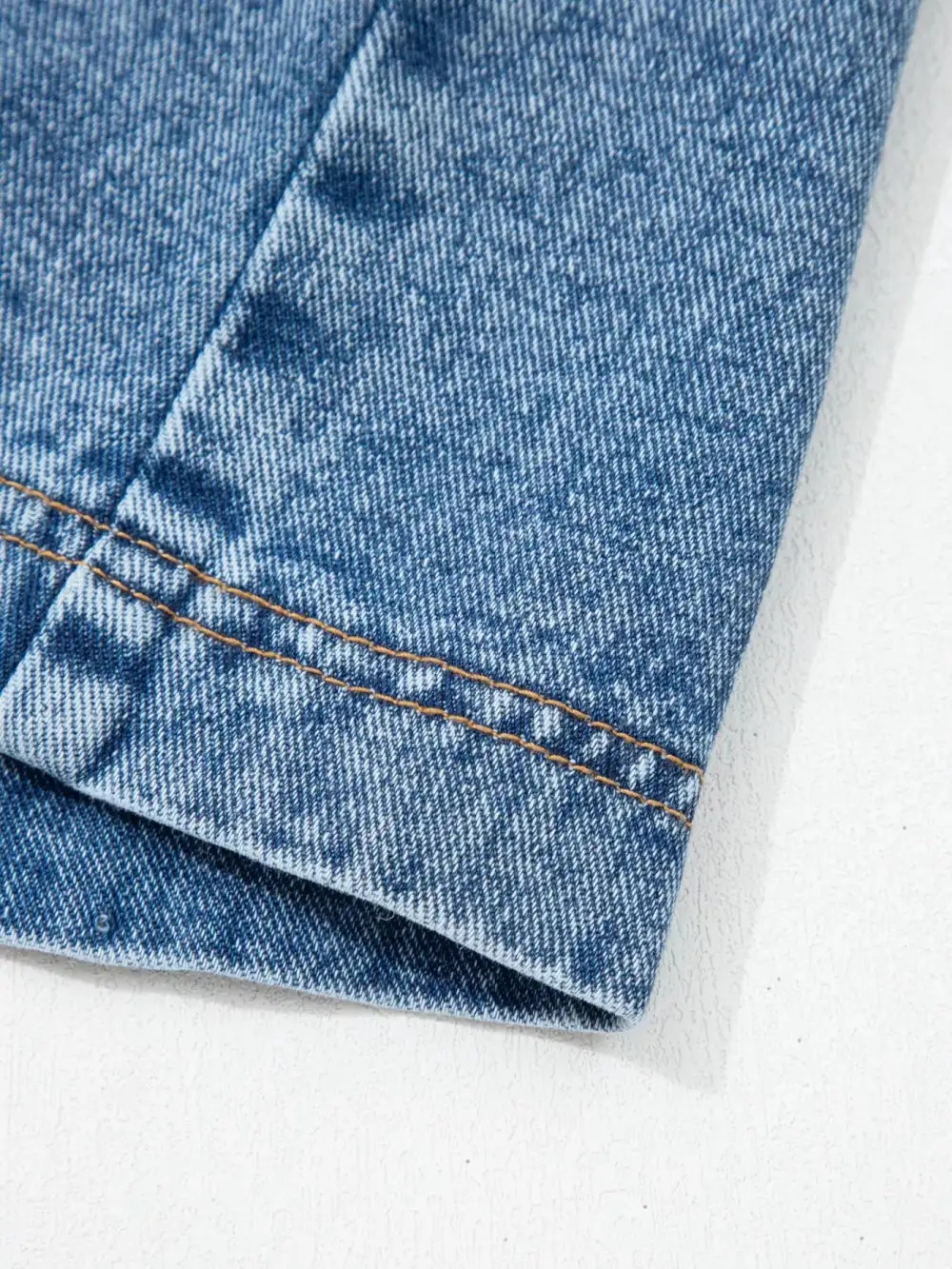Denim Button Front Sleeveless Dress Casual