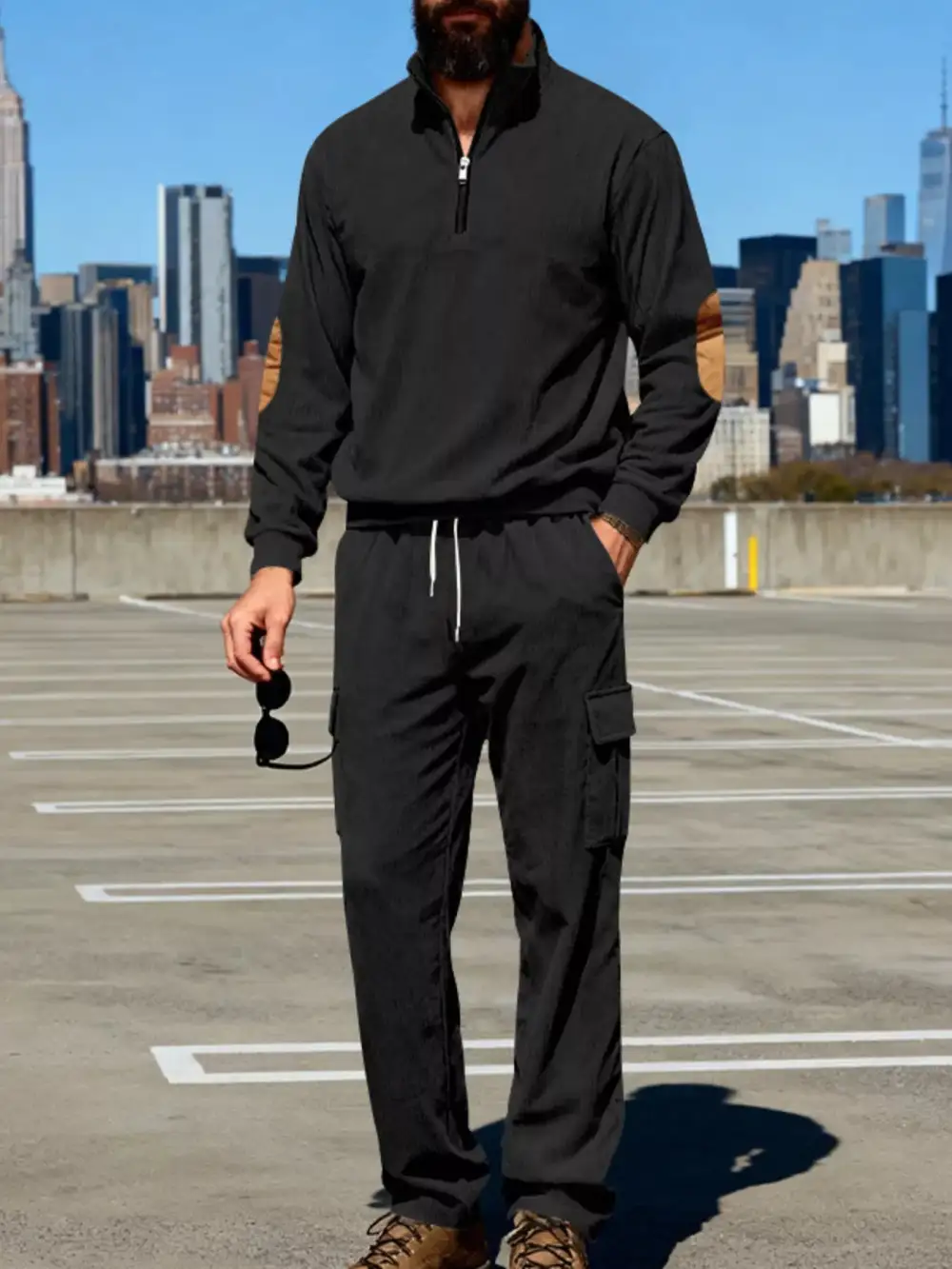 Men's Full Size Casual Long Sleeve Top