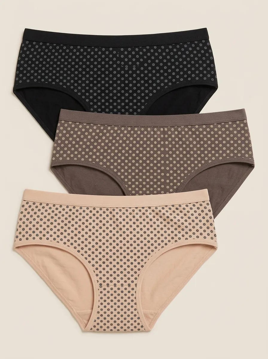 Classic Polka-Dot Brief Set