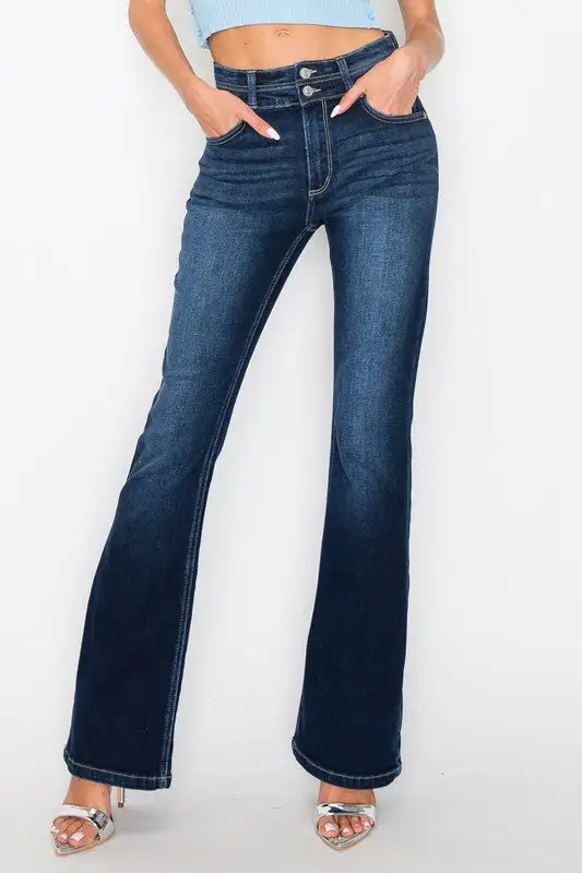 Everyday High Rise Bootcut Stretch Denim Jeans