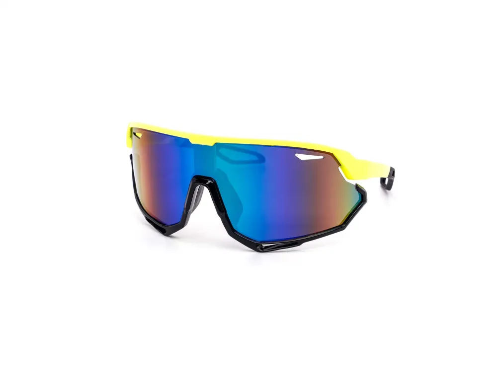 12-Pack Oversized Sport Shield Dark Lens Sunglasses