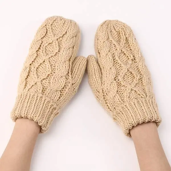 Women'S Handbag Warm Woolen Gloves 49808755C