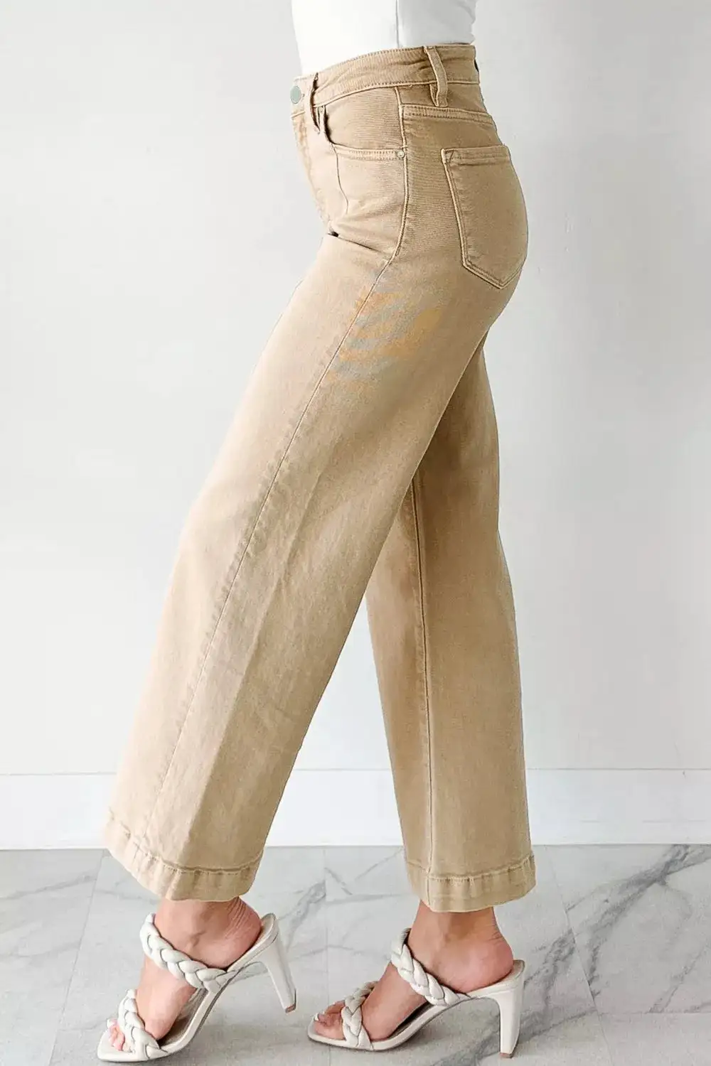 Modern Wide Leg Denim Jeans