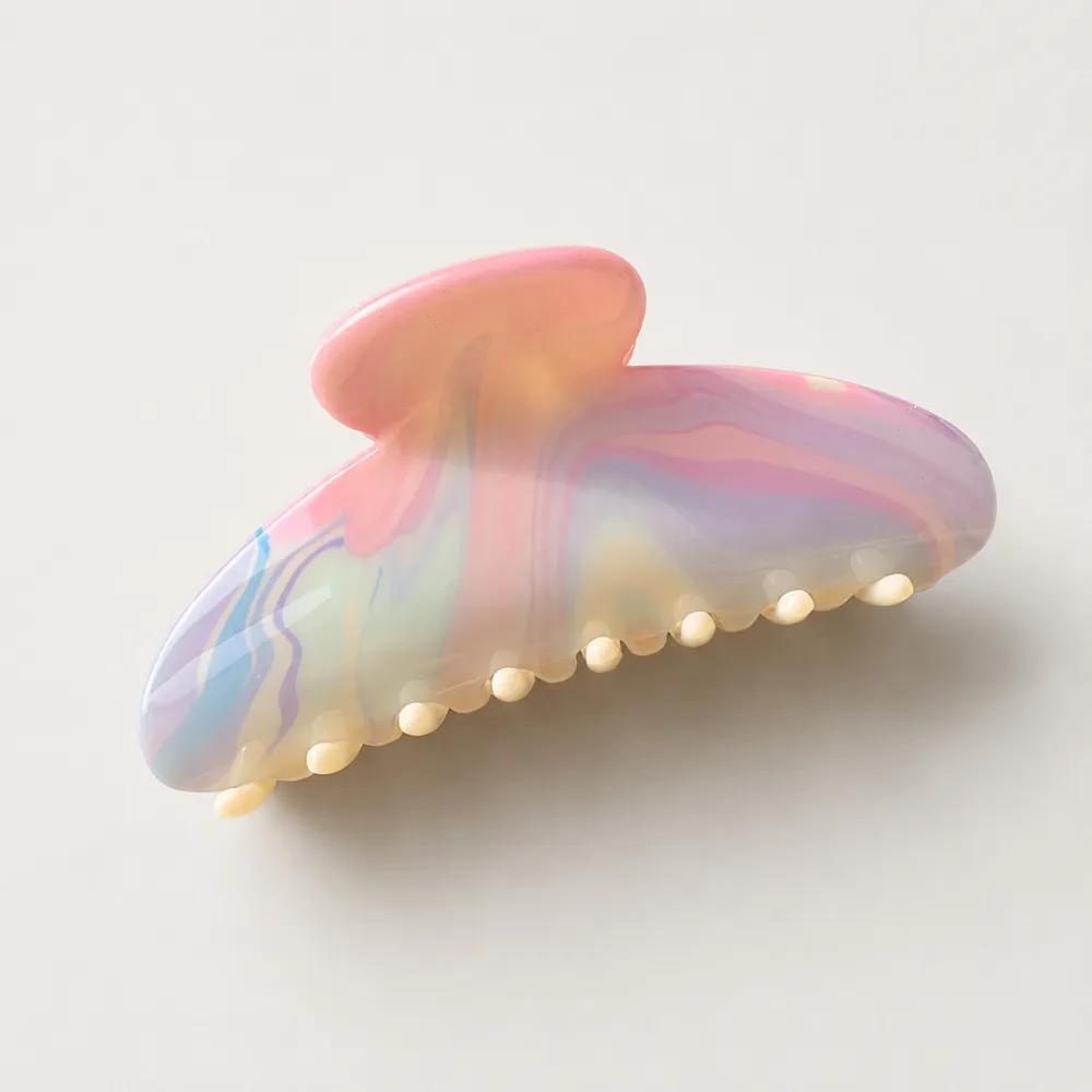 Flowing Swirl Hair Claw Clip