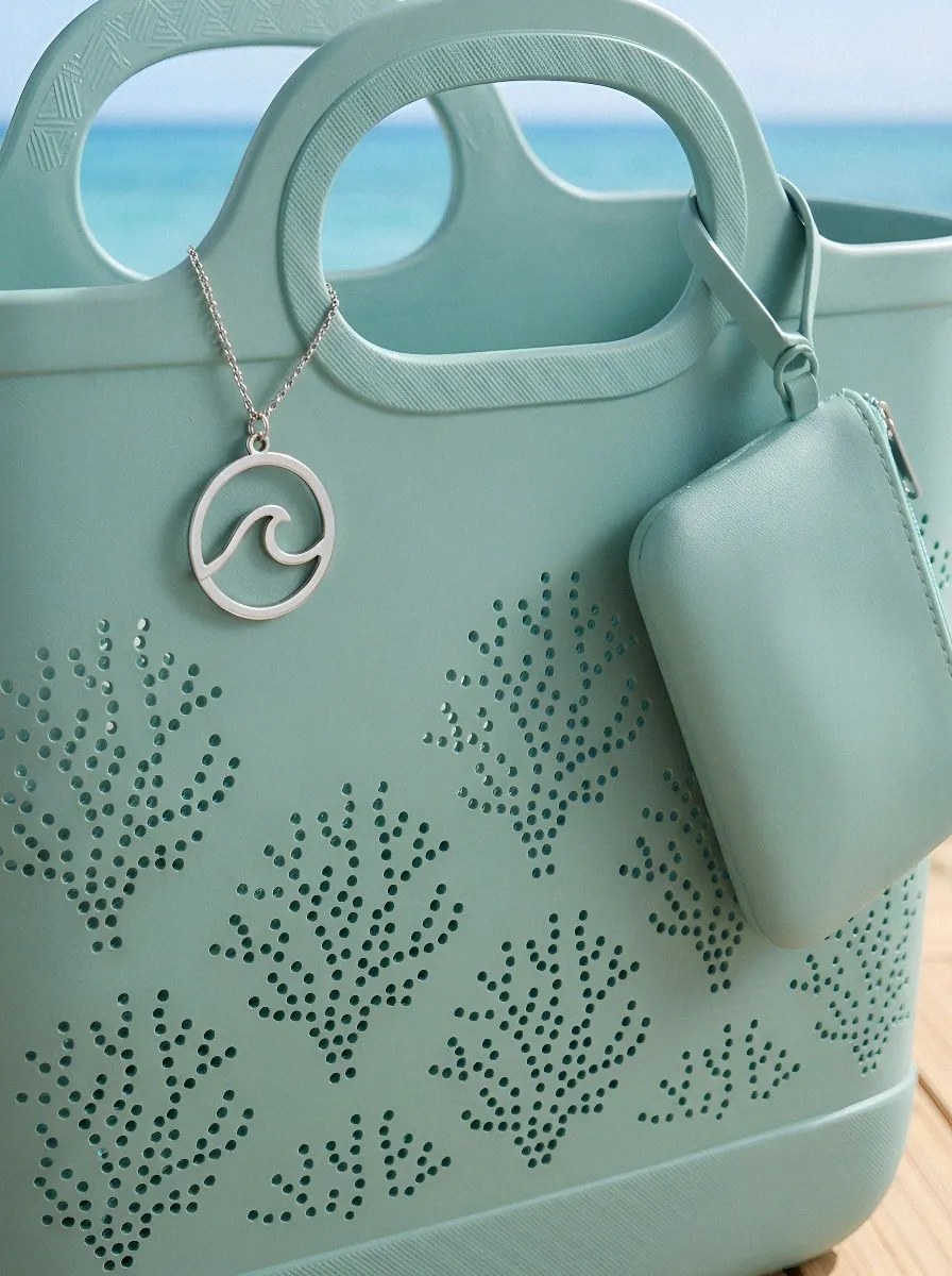 Poolside Leisure Perforated Tote Bag