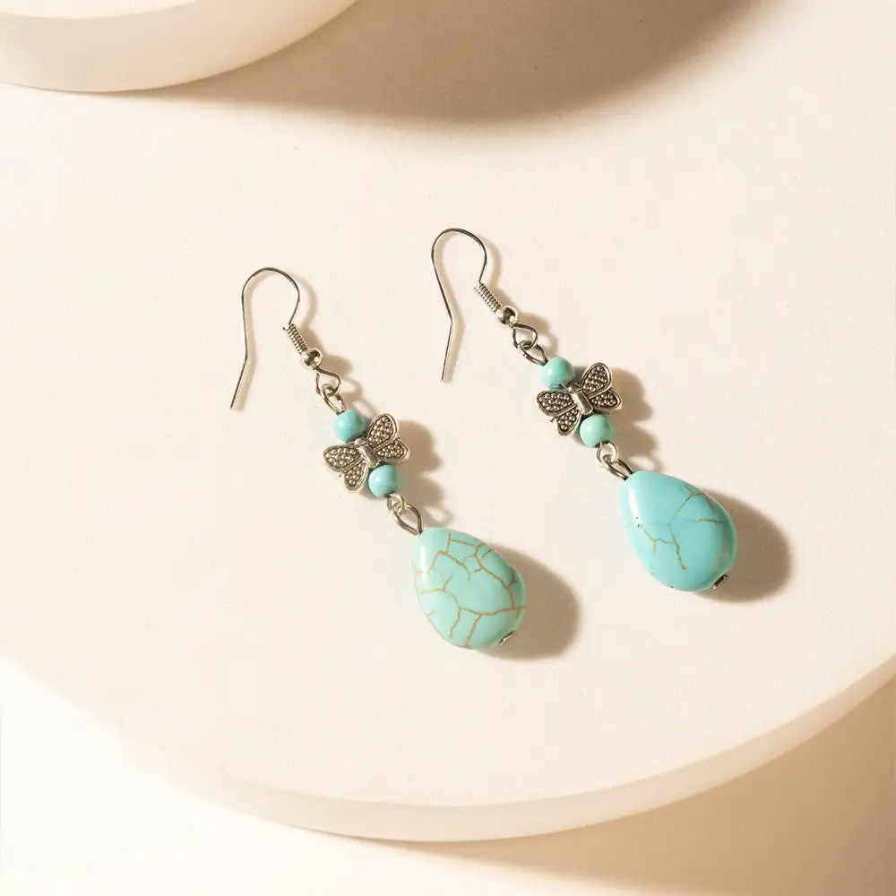 Graphic Framed Artful Drop Earrings