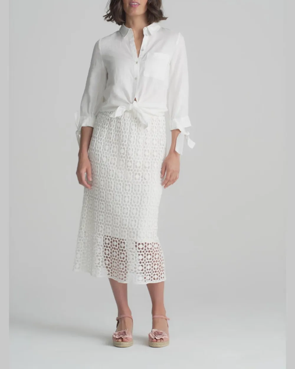Cotton Lace Skirt