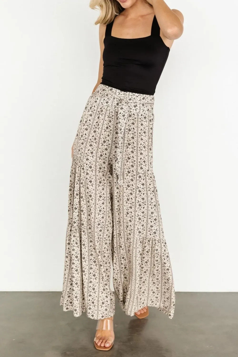 Artistic Floral Sand Pattern  Pants