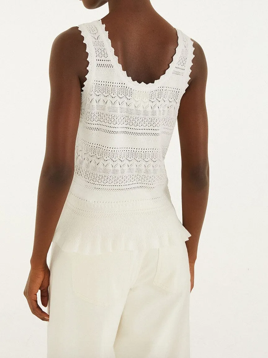 Crochet Knitted Tank Top