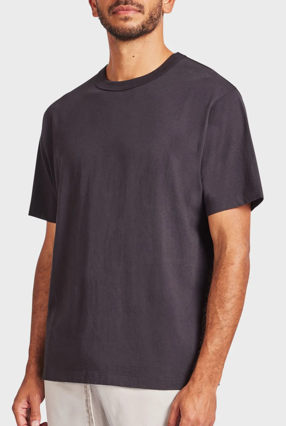 Mid Indigo Short Sleeve Crew Neck Tee