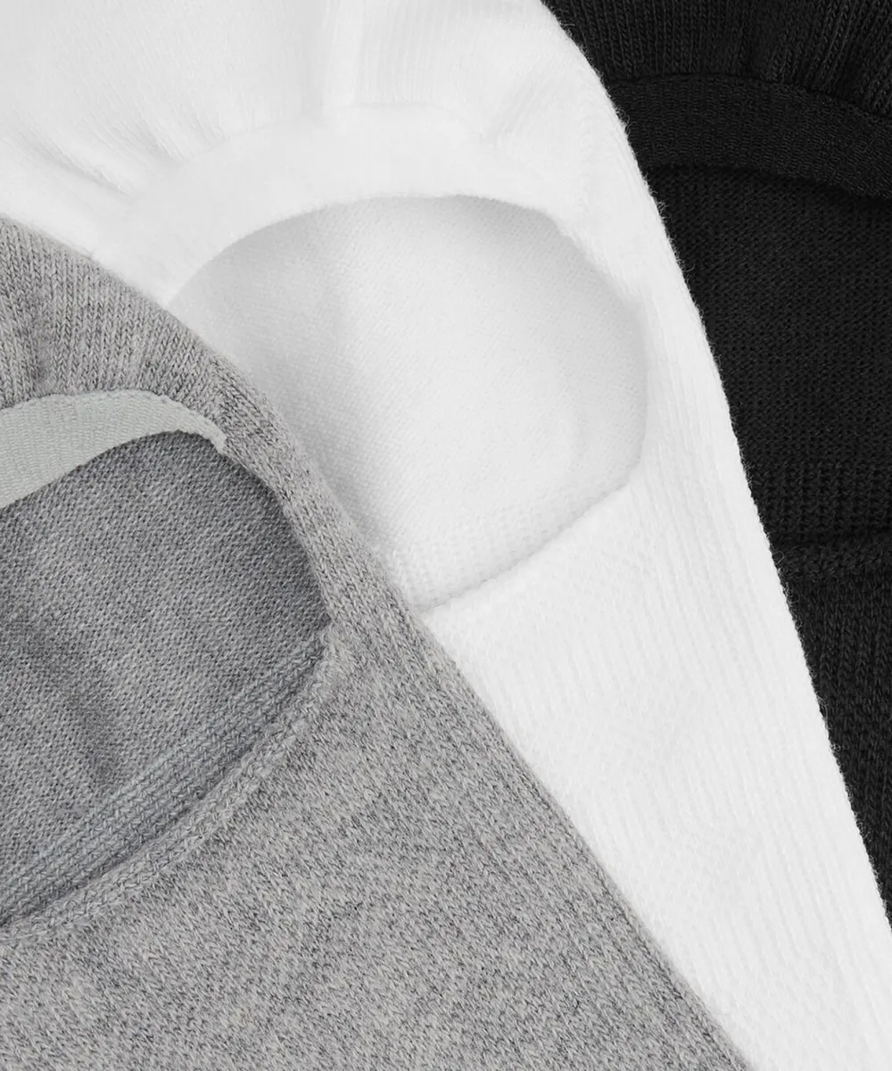 Casual Style Cotton Low-Profile Sock 3-Pack