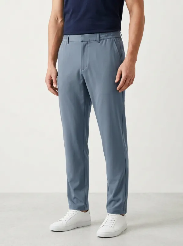 Heritage Ice Silk Graphic Print Heritage Look Men's Ice Silk Casual Pants