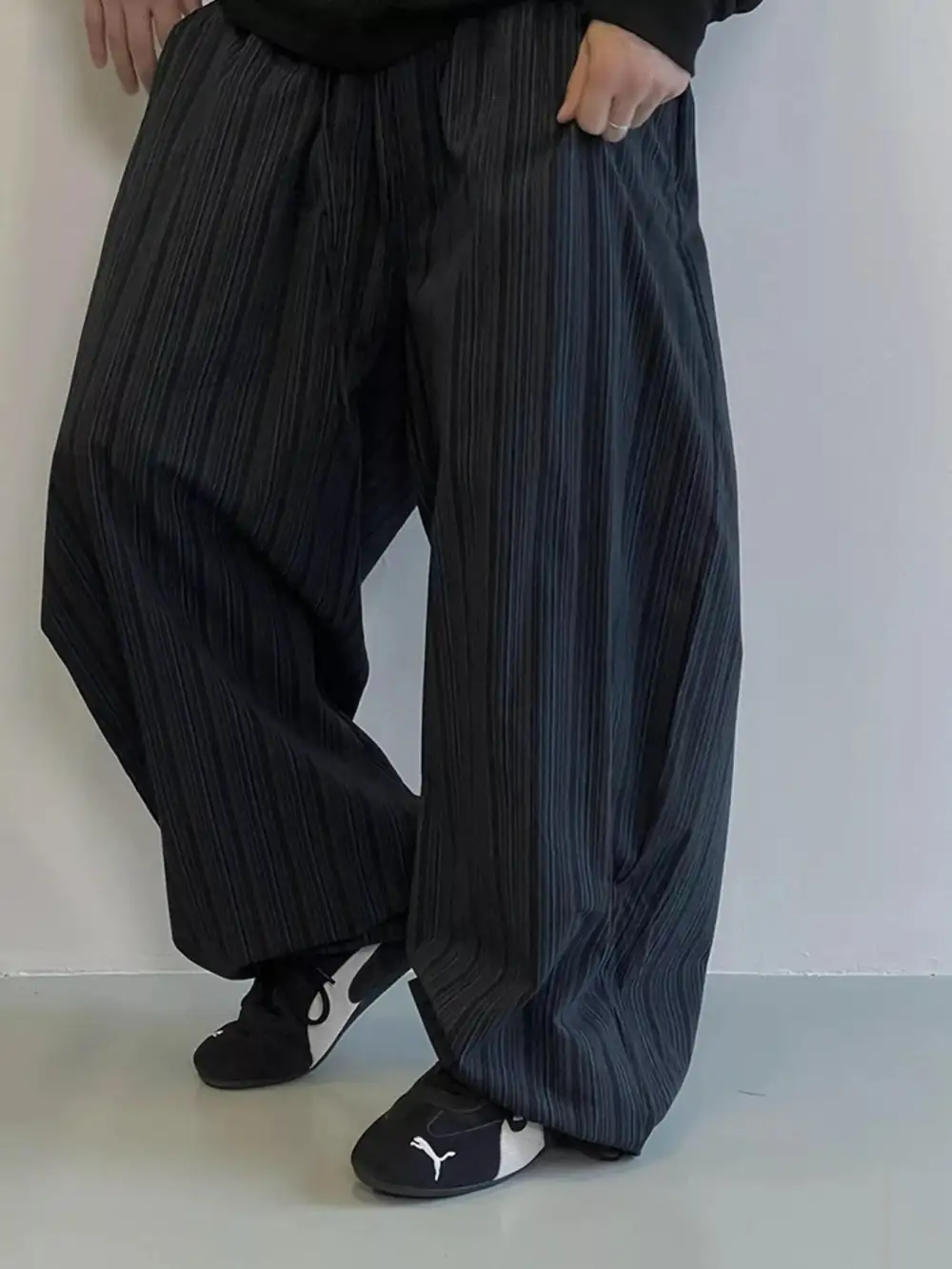 Essential Men's Plus Size Wide Leg Pants