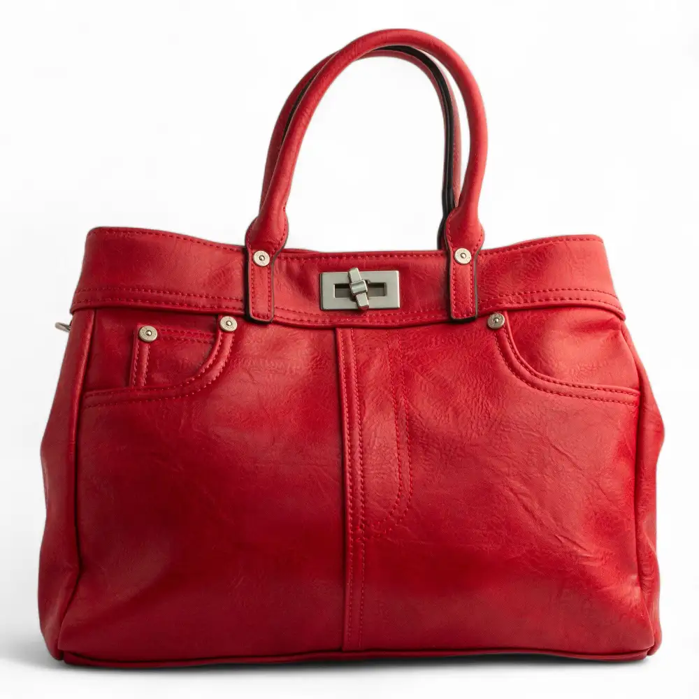 Minimal Carry Leather Handbag