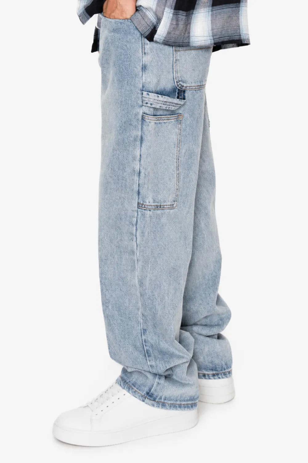 Men's Baggy Fit Carpenter Denim Jeans