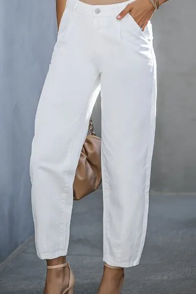 Woven Smooth Denim Jeans