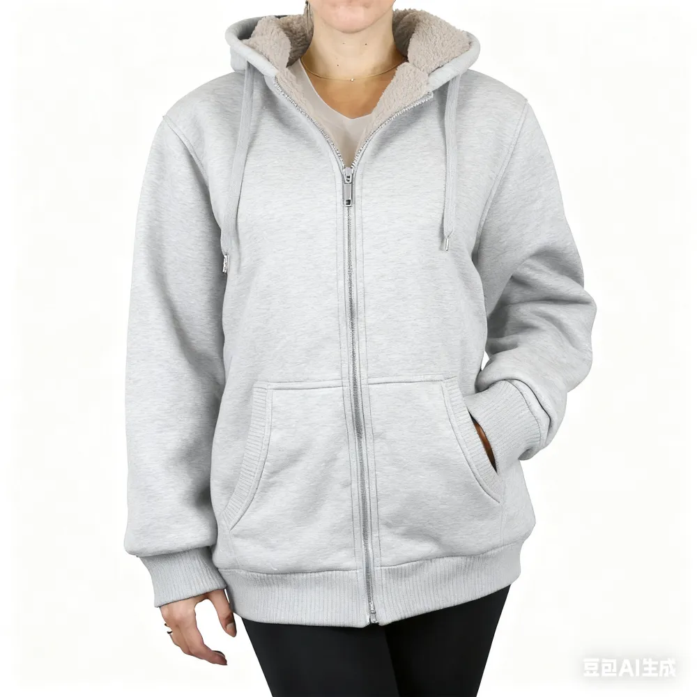 Women's Regular Fit Heavyweight Sherpa Fleece Lined Hoodies