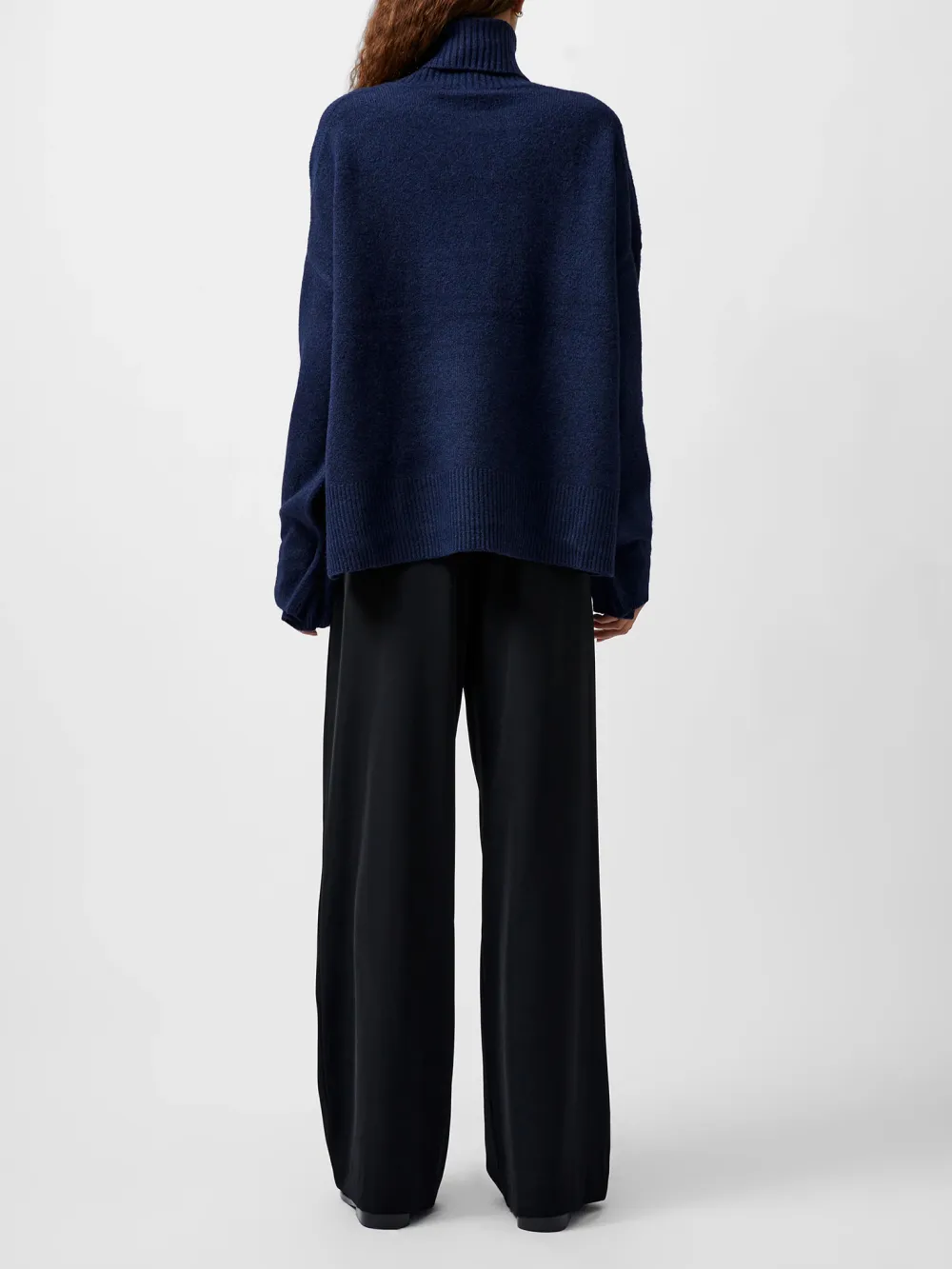 Gentle Style Soft High Collar Loose Sweater