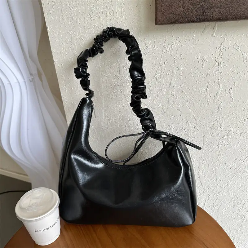 Textured Casual Crossbody Bag