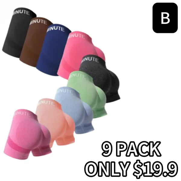 Women's Letter Print High Waist Gym Shorts