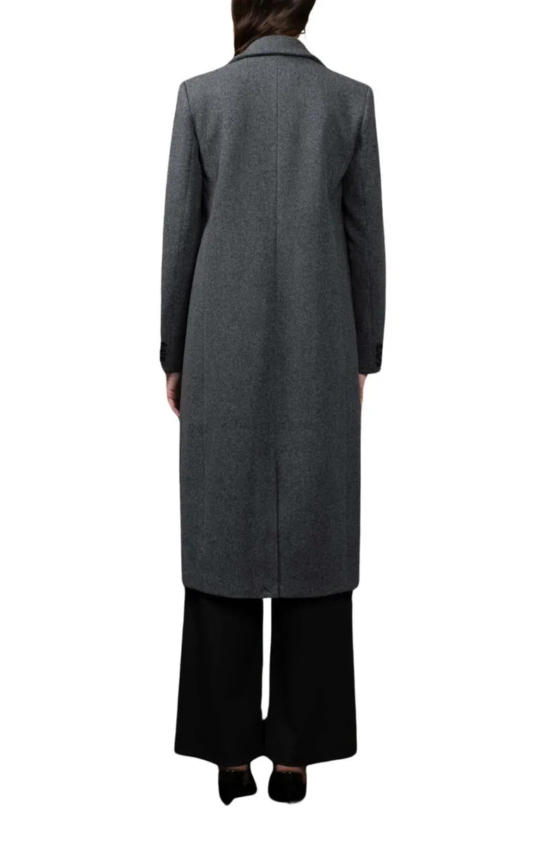 Notched Collar Coat