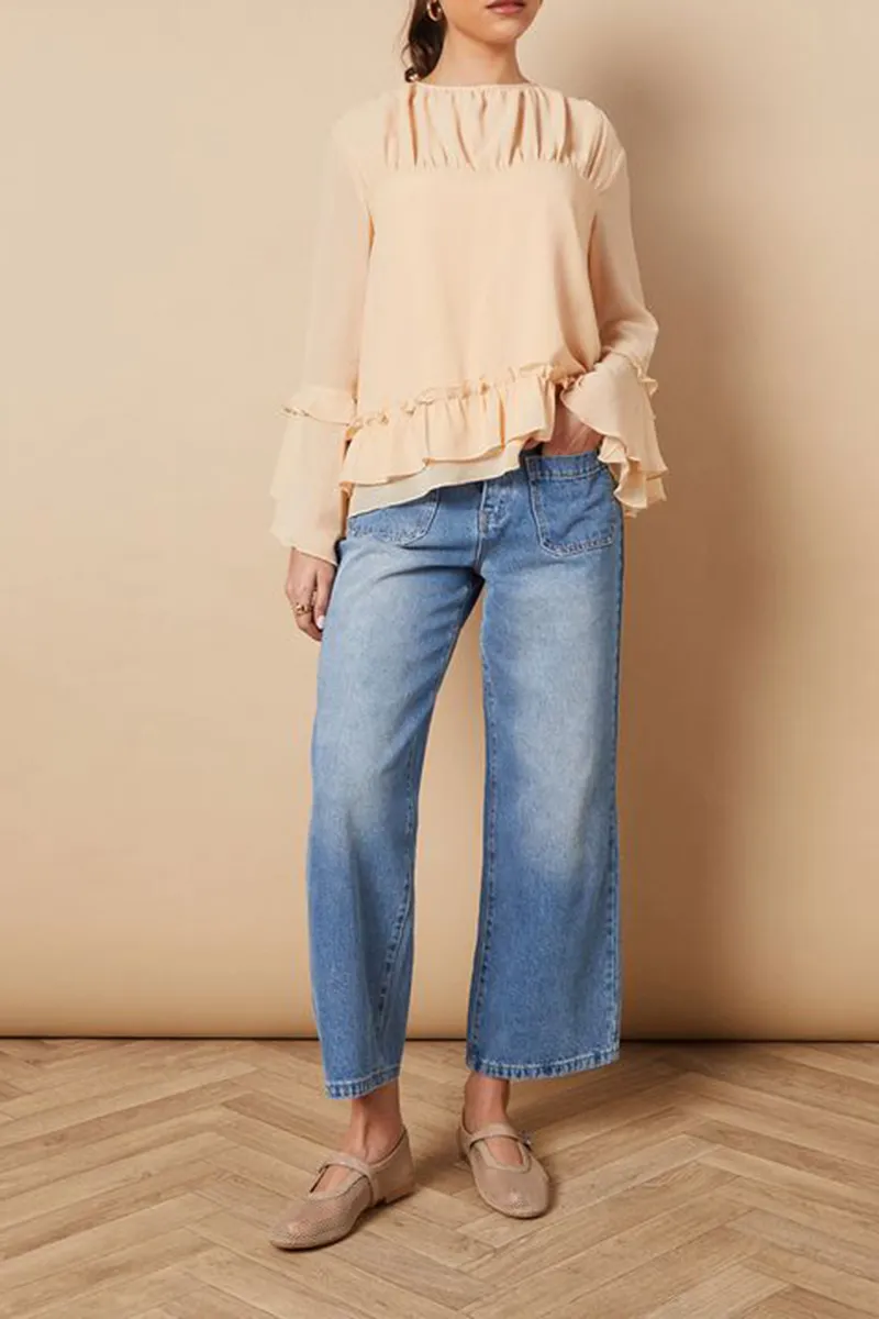 Casual Style Relaxed Silhouettee Top