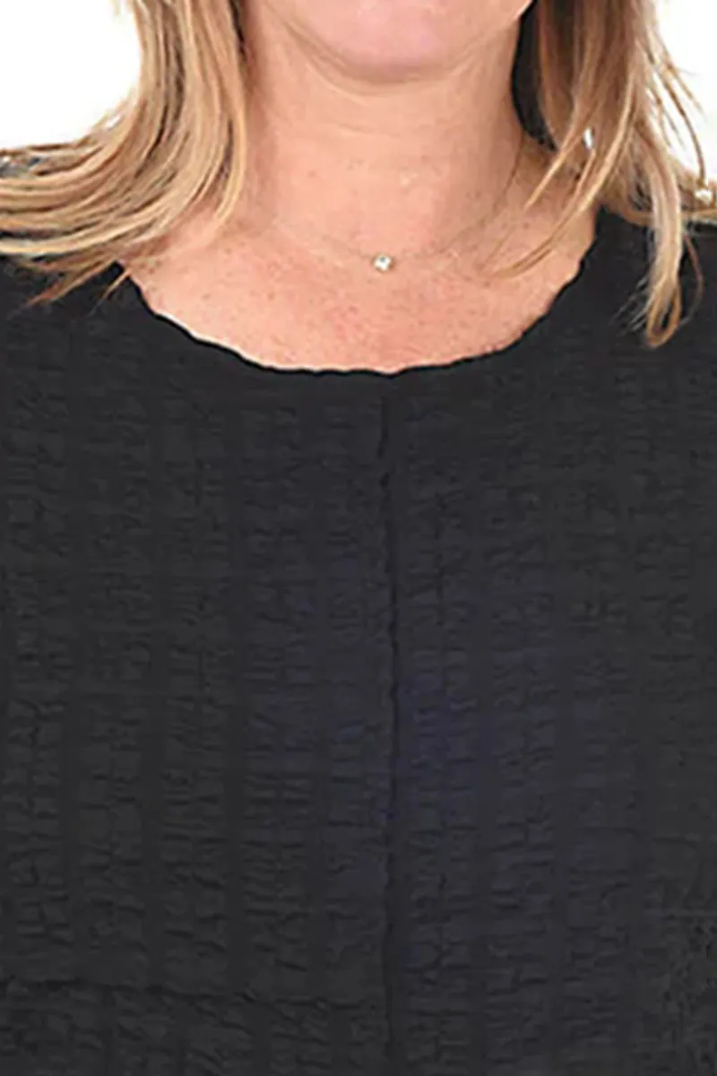 Checkered Gauze Sleeveless Blouse